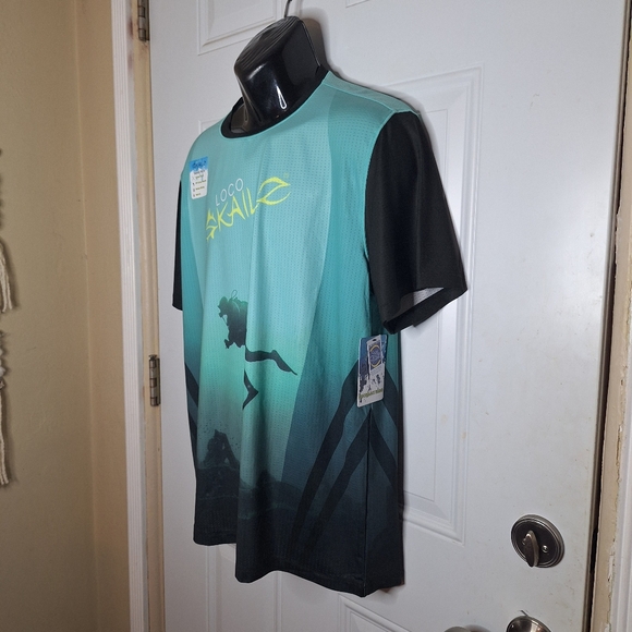 Loco Skaile Short Sleeve Men's Mesh Performance Fishing Shirt UPF 50 - Picture 3 of 4